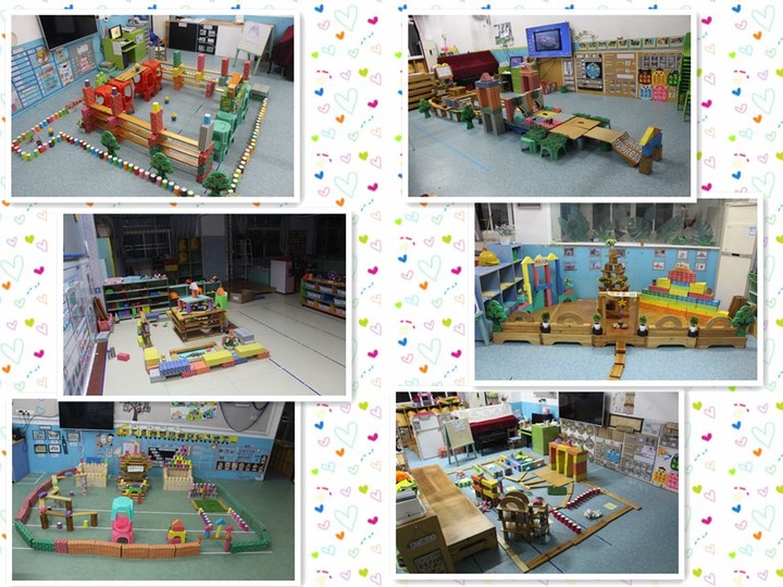 回歸童年樂(lè)，老師建構(gòu)忙                   --花園幼兒園教師搭積木比賽